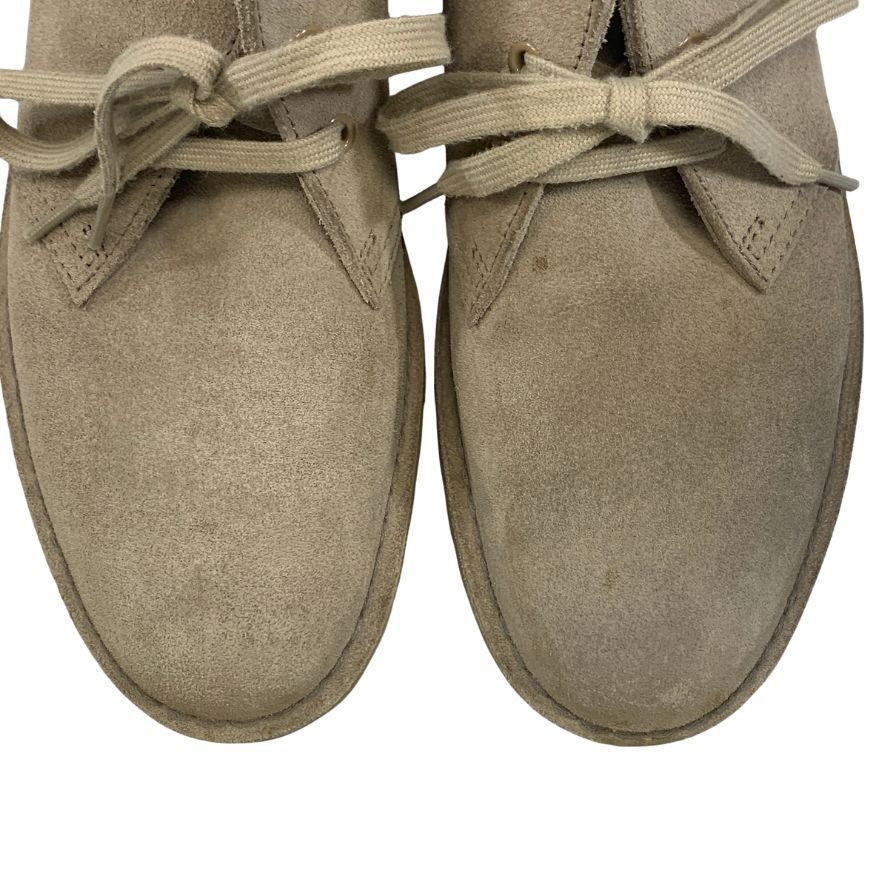 クラークス レザーシューズ デザートロック チャッカブーツ スエード グレー サイズUK9 Clarks 約27.0cm【AFD8】
