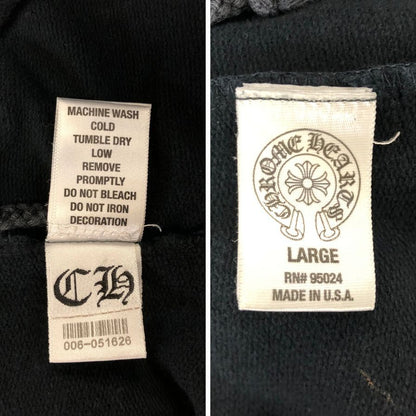 クロムハーツ パンツ スウェット USA製 ブラック メンズ サイズL 2214ｰ304ｰ9026 CHROME HEARTS 【AFB47】