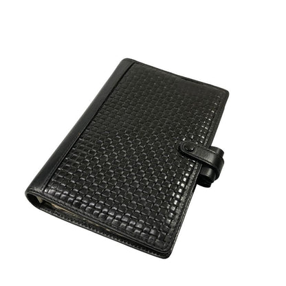 ファイロファックス システム手帳カバー ブラック レザー filofax【AFI22】【中古】