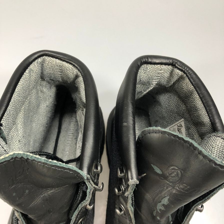 ダナー レザーブーツ ダナーライト 31400X ゴアテックス メンズ サイズ8 1/2 ブラック Danner 約26.5cm【AFD15-2】