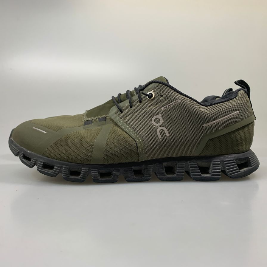オンランニング スニーカー クラウド ウォータープルーフ オリーブ メンズ サイズUS M9.5 on cloud Waterproof 約27.5cm【AFC29】