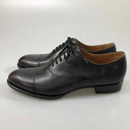 シェットランドフォックス レザーシューズ キャップトゥ ケンジントン2 011F ブラック メンズ サイズ8.5 SHETLAND FOX 約26.0cm【AFC4】