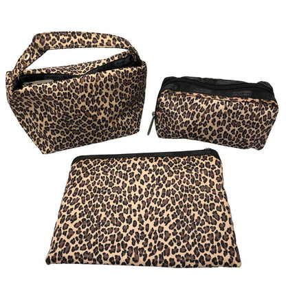 レスポートサック ポーチ 3点セット レオパード ヒョウ柄 小物入 ベージュ LESPORTSAC【AFE4】