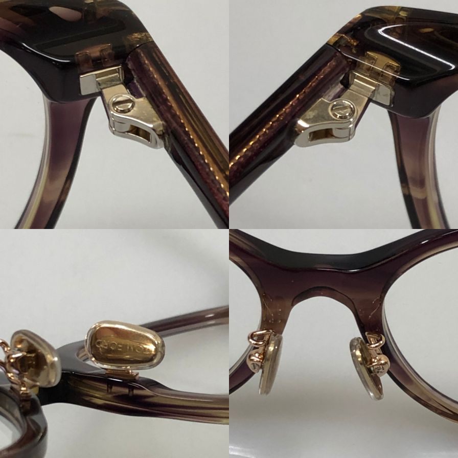 トムフォード  メガネ サングラス   TF 6102-D-B ECO 001 52□19 ブラック TOM FORD【AFI4】