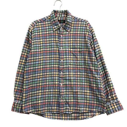 美品◆カルロッタ ボルピ BDシャツ ネルシャツ イタリア製 メンズ サイズXL マルチカラー CARLOTTA VOLPI 【AFB6】