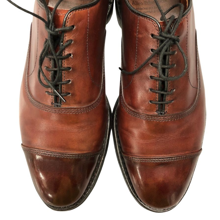 アレンエドモンズ レザーシューズ ストレートチップ レザー メンズ サイズUS8 ブラウン Allen Edmonds 約26.0cm【AFC5】