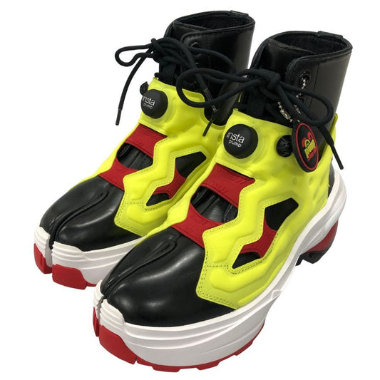 メゾンマルジェラ リーボック スニーカー Tabi Instapump Fury Hi S34WU0023 イエロー系 レディース サイズ39 Maison Margiela Reebok 約25.5cm【AFD15-2】