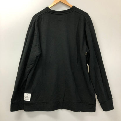 美品◆ザ インターナショナル イメージズ コレクション ロングスリーブTシャツ ミリタリー ブラック メンズ サイズL THE INTERNATIONAL IMAGES COLLECTION 【AFB41】
