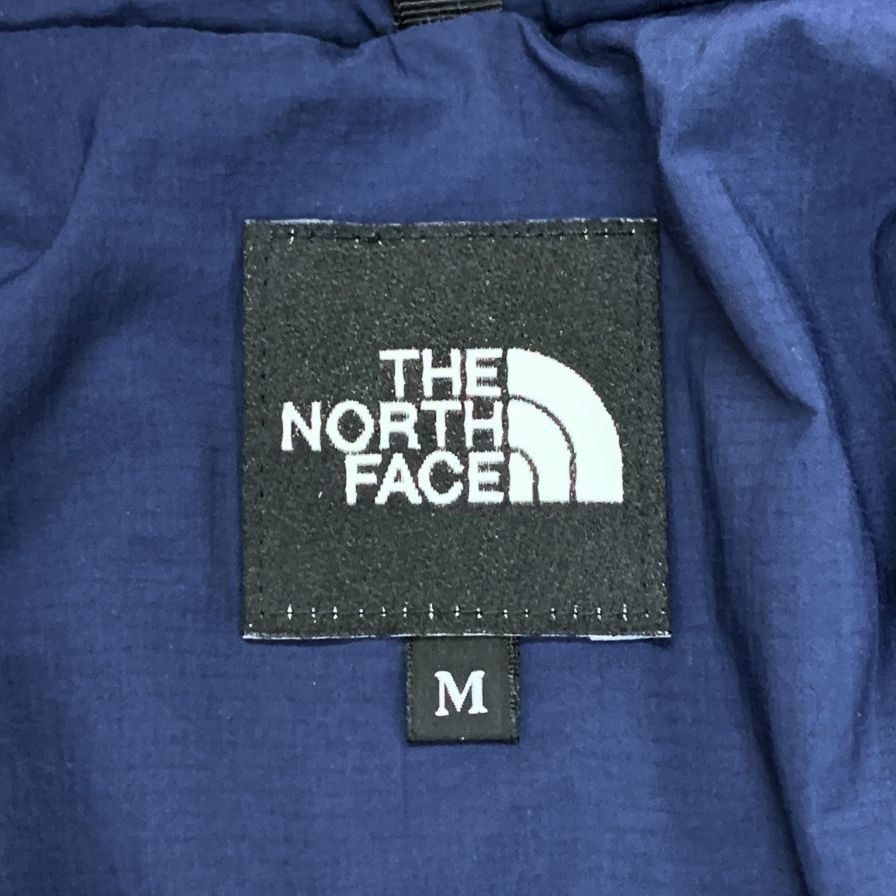 美品◆ザ ノースフェイス ダウンジャケット トランゴパーカ フード ナイロン NY81831 ネイビー メンズ サイズM THE NORTH FACE 【AFA2】
