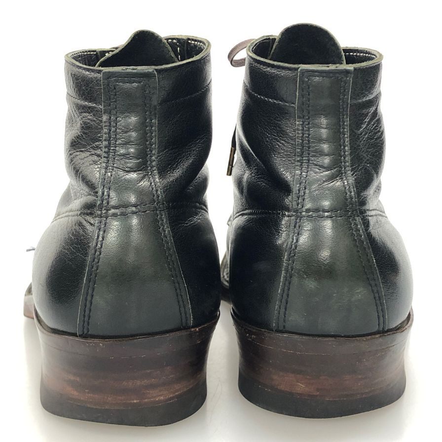 ホワイツ ブーツ ワークブーツ セミドレス バッファロー レザー レースアップ ブラック メンズ サイズ27相当 WHITE'S BOOTS SEMI DRESS 約27.0cm【AFC40】