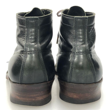 ホワイツ ブーツ ワークブーツ セミドレス バッファロー レザー レースアップ ブラック メンズ サイズ27相当 WHITE'S BOOTS SEMI DRESS 約27.0cm【AFC40】