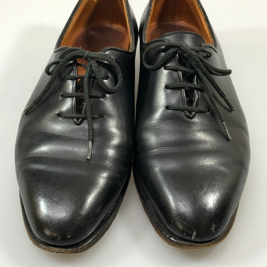 ジェイエムウエストン レザーシューズ カーフレザー ホールカット ブラック レディース サイズ4C J.M. Weston 約23.5cm【AFC4】