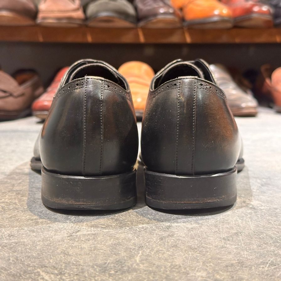シェットランドフォックス レザーシューズ アデレード  カーフ ブラック イズ7.5 メンズ SHETLAND FOX ビジネスシューズ 約25.5cm【LA】【中古】