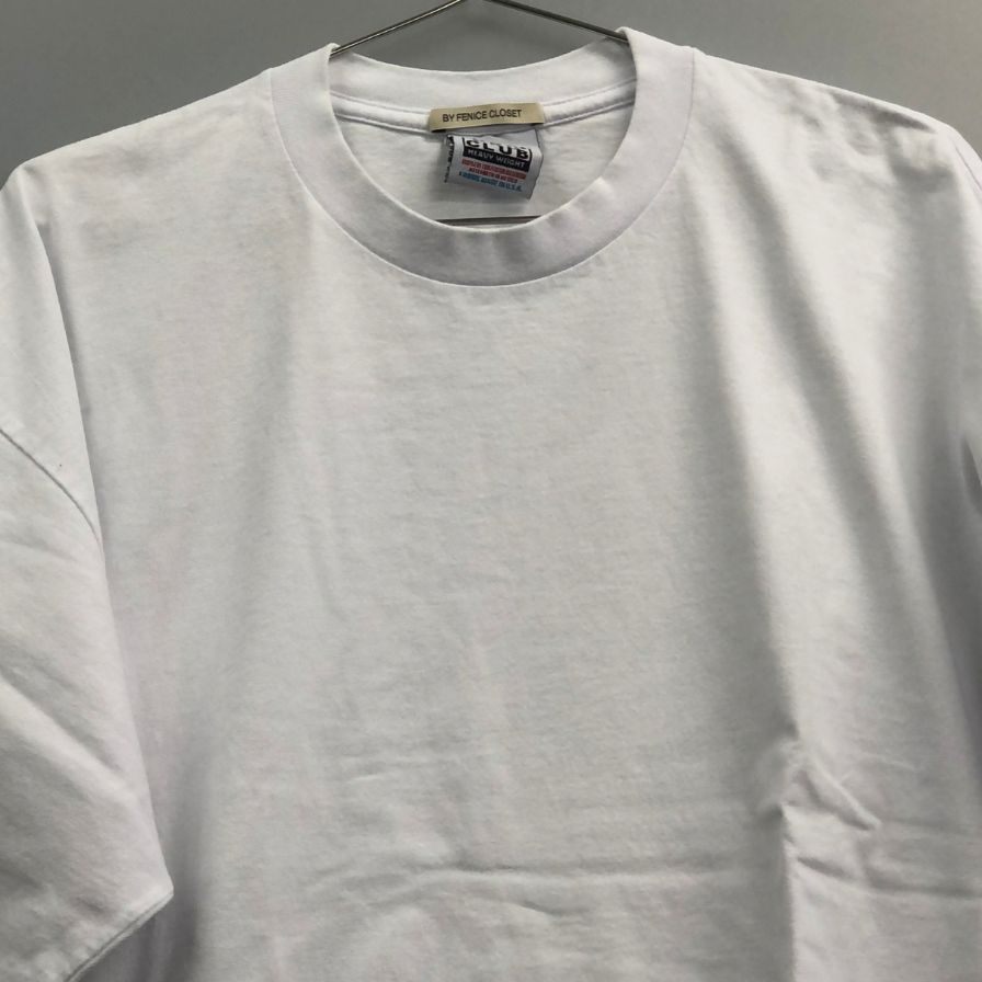 極美品◆プロクラブ Tシャツ BY FENICE CLOSET ヘビーウェイト ホワイト メンズ サイズ2XL PRO CLUB 【AFB4】