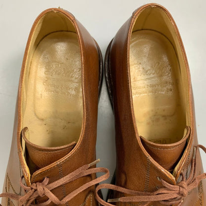 パラブーツ レザーシューズ Uチップ ルソー マロン メンズ ブラウン サイズUK6.5 PARABOOT ROUSSEAU ビジネスシューズ 約25.5cm【LA】【中古】