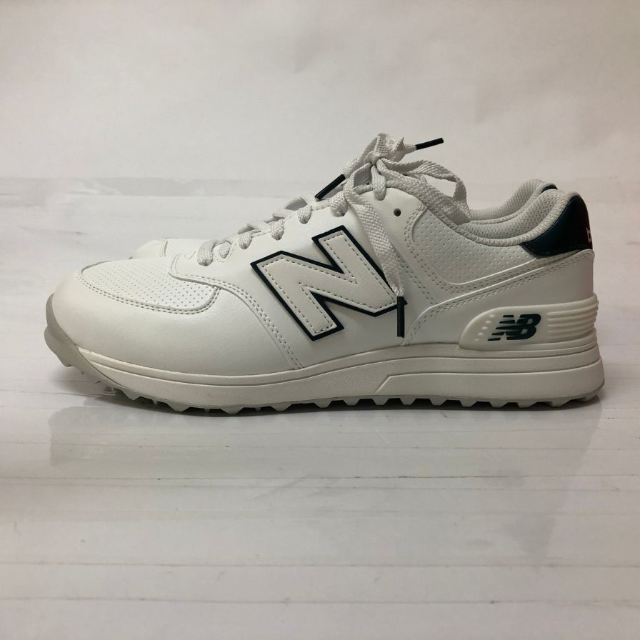 ニューバランス ゴルフ シューズ 574 スパイクレス ホワイト サイズ26cm メンズ New Balance 約26.0cm【AFD12】