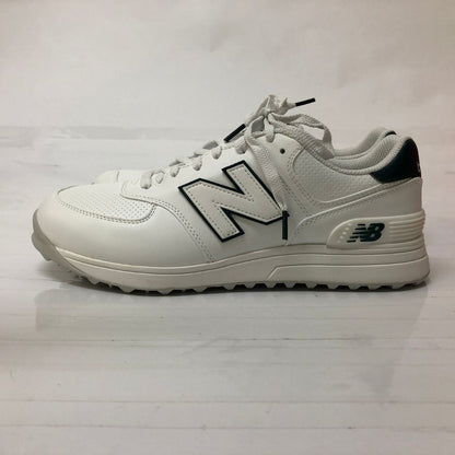 ニューバランス ゴルフ シューズ 574 スパイクレス ホワイト サイズ26cm メンズ New Balance 約26.0cm【AFD12】