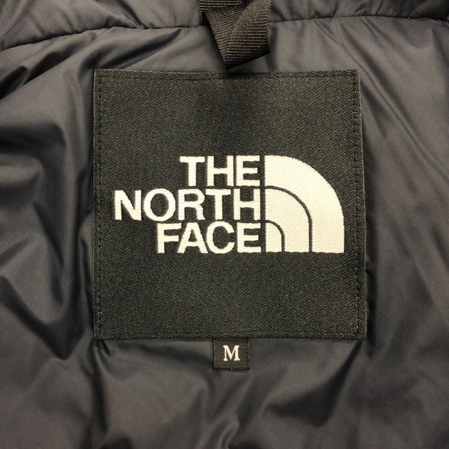 新品同様◆ザ ノースフェイス マウンテンダウンジャケット ND92237 ユニセックス アーバンネイビー×ケイブブルー サイズM THE NORTH FACE 【AFA17】