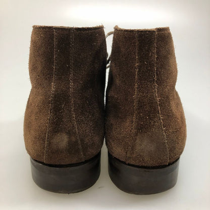 クロケット＆ジョーンズ チャートシー チャッカブーツ  メンズ スエード ブラウン サイズUK6E Crockett & Jones ブーツ 約25.0cm【LA】【中古】