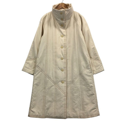 美品◆プリーツプリーズ イッセイミヤケ ダウンコート ベージュ レディース サイズ3 PP74-ZA872 PLEATS PLEASE ISSEY MIYAKE 【AFA20】