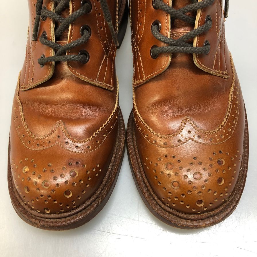 トリッカーズ カントリーブーツ モールトン ブラウン レディース UK3.5 Tricker’s ブーツ 約22.0cm【LA】【中古】