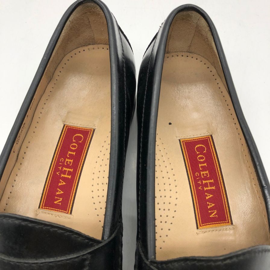 コールハン タッセルローファー ブラック メンズ サイズ8F COLEHAAN 約26.0cm【AFC2】
