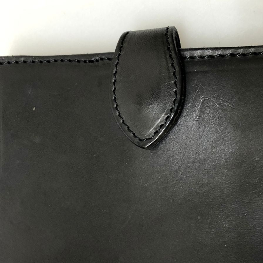 ワイルドフォレスト レザーダイアリーケース ブラック レザー Wild Forest【AFI10】【中古】