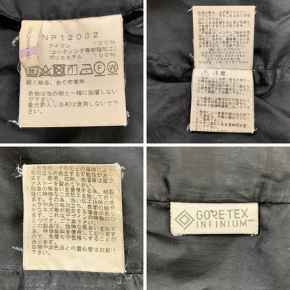 中古◆ザ ノースフェイス マウンテンライトジャケット デニム ゴアテックス NP12032 サイズL ブラック×ネイビー メンズ THE NORTH FACE 【AFA24】