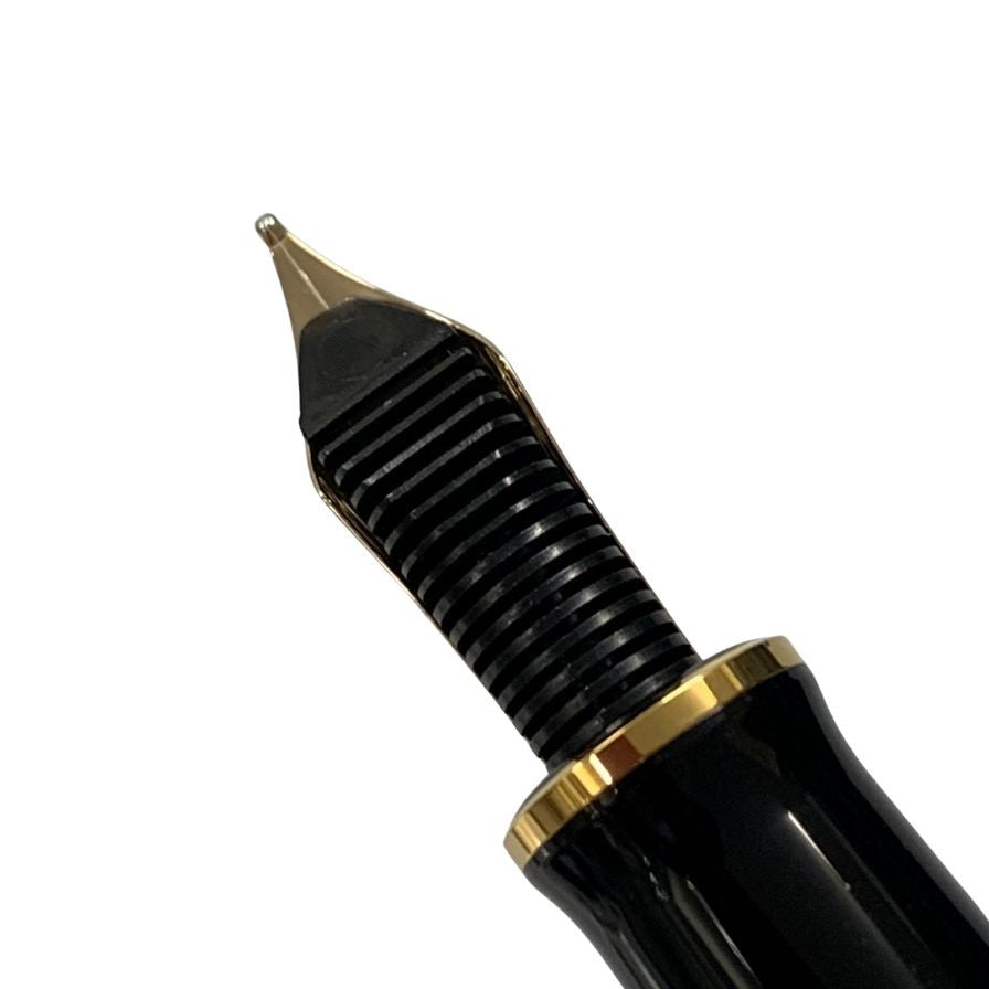 ペリカン 万年筆 スーベレーン ペン先14C-585 ブラック×ゴールド Pelikan Souveran【AFI15】