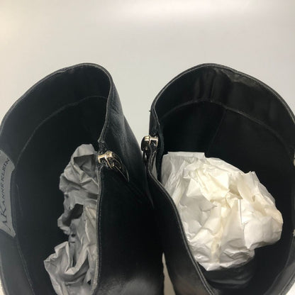 アンクライン ロング ブーツ レザー レディースサイズ 9   ブラック ANNE KLEIN 約26.0cm【AFD9-2】