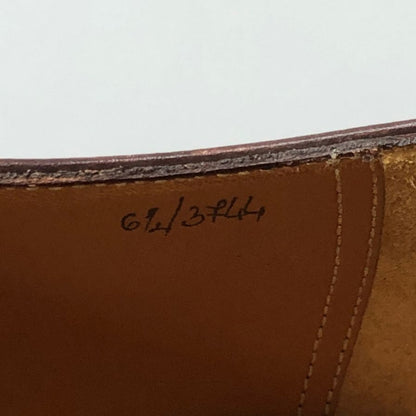 ベルルッティ レザーシューズ ホールカット 3744 メダリオン アシンメトリー カーフ ブラウン サイズUK6.5 メンズ Berluti 約25.5cm【AFC35】