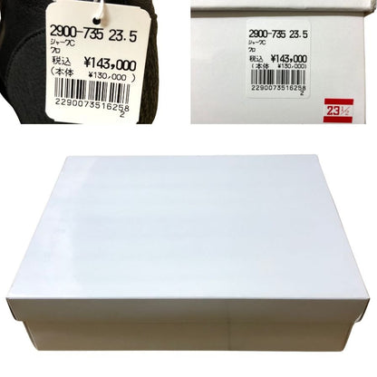 新宿屋 レザーブーツ シャーク 2900-795 ブラック 23.5cm レディース shinjukuya 約23.5cm【7F2-1】