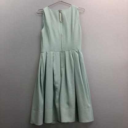 美品◆フォクシーニューヨーク ノースリーブワンピース 35722-NA0FG905L レディース ブルー サイズ40 FOXEY NEW YORK 【AFB36】