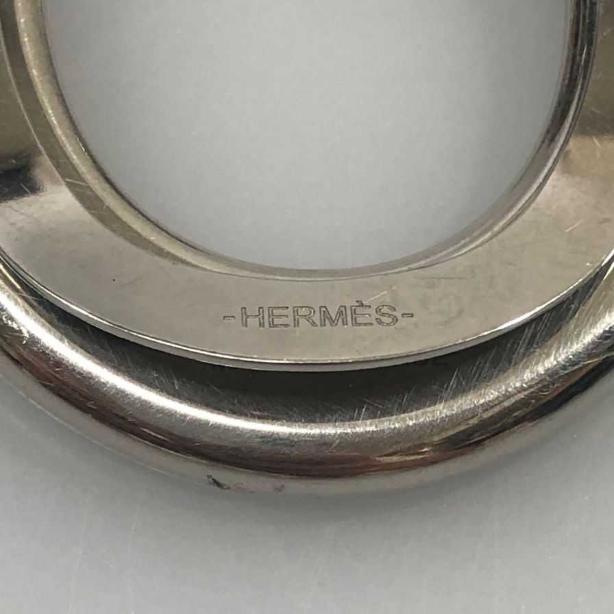 エルメス マネークリップ シルバー 馬蹄 HERMES【AFB55】