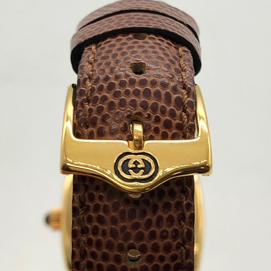 グッチ 腕時計 ホースビット 6300L ゴールド金具 レディース GUCCI【AFI3】