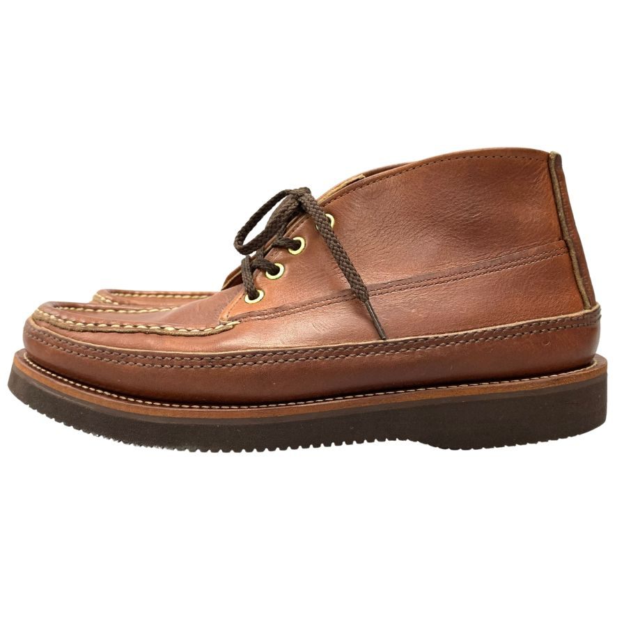 ラッセルモカシン レザーシューズ スポーティング クレイ チャッカ ブーツ 200-27W 茶系 サイズ8E Russell Moccasin 約26.5cm【AFD12】