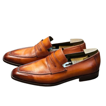 ベルルッティ アンディ 1213T ローファー パティーヌ ブラウン メンズ サイズUK9 BERLUTI ローファー 約27.5cm【LA】【中古】