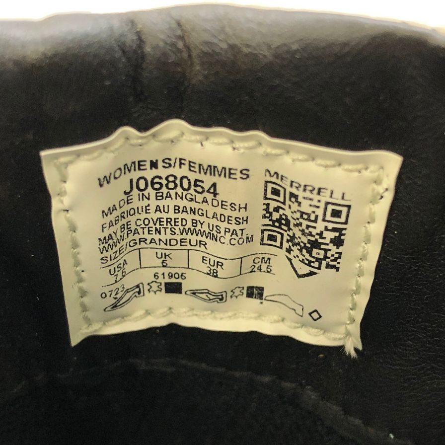 メレル ブーツ サイドゴア Bristol チェルシー レディース サイズ24.5 ホワイト MERRELL 約24.5cm【AFD12】