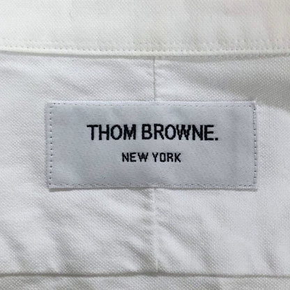 美品◆トムブラウン ボタンダウンシャツ コットン サイズ2 メンズ ホワイト THOM BROWNE 【AFB45】