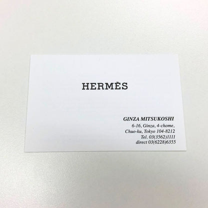エルメス ネクタイ Hロゴ ブルー HERMES【AFB55】