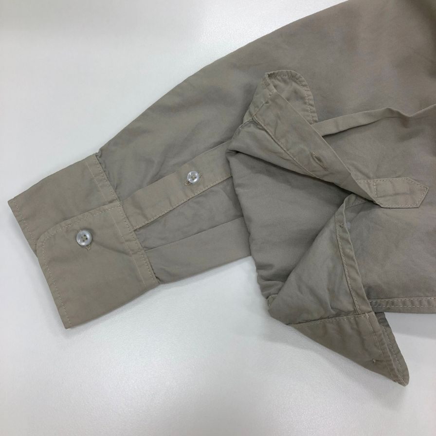 新品同様◆セーブカーキユナイテッド ワークシャツ ベージュ系 Mサイズ SAVE KHAKI UNITED 【AFB1】