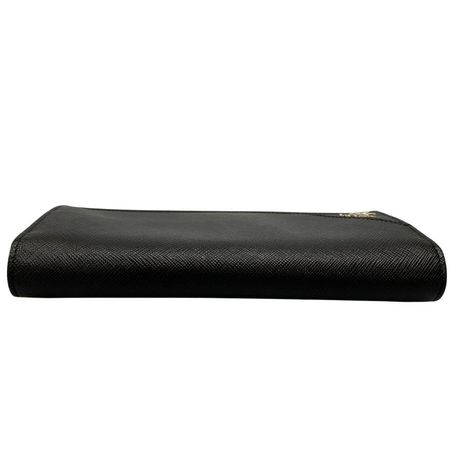 美品◇プラダ 長財布 サフィアーノ ブラック メンズ 2MV836