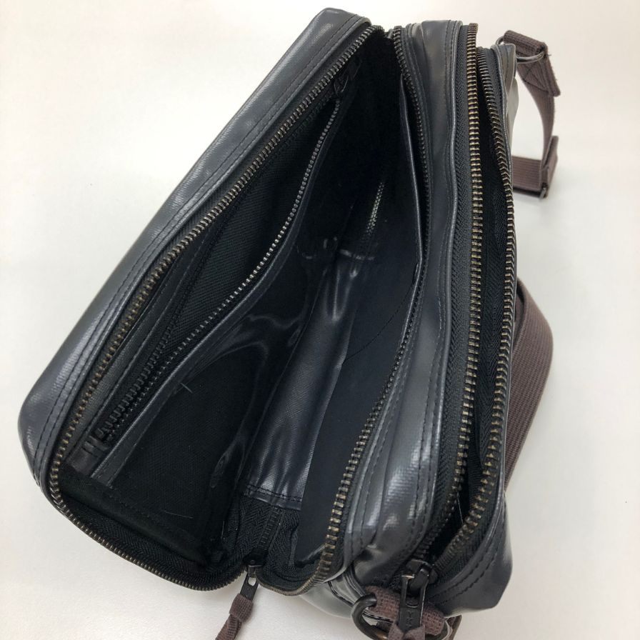 ラゲッジレーベル ライナーショルダーバッグ ユニセックス グレー LUGGAGE LABEL【AFE3】