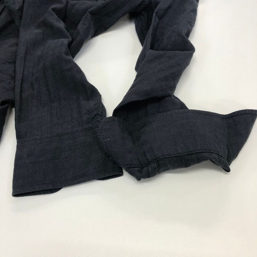 極美品◆アバクロンビー&フィッチ 長袖シャツ コットン ブラック メンズ サイズXS Abercrombie&Fitch 【AFB26】