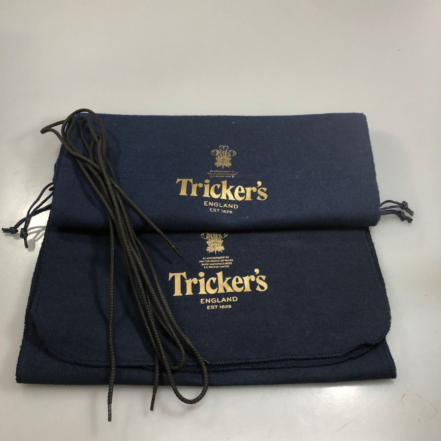 トリッカーズ ストウ カントリーブーツ ウイングチップ 947979 W5634 ネイビー UK7ハーフ-5 Tricker’ｓ ブーツ 約26.0cm【LA】【中古】
