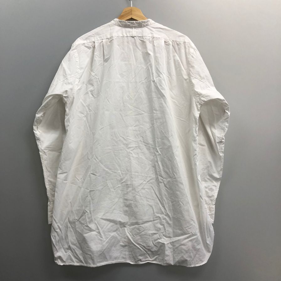 中古◆ユーゲン バンドカラー シャツ ホワイト メンズ サイズ4 HEUGN 【AFB2】