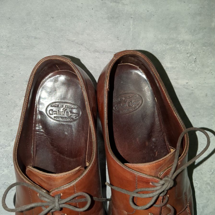 クロケット＆ジョーンズ ビチェスター Uチップ  カーフ ブラウン サイズUK7.5D CROCKETT&JONES ビジネスシューズ 約26.0cm【LA】【中古】