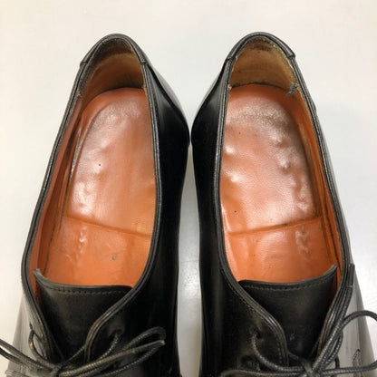 サントーニ ストレートチップ ブラック カーフ サイズUK7.5 santoni 約26.5cm【AFC33】