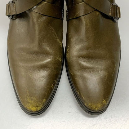 トッズ ドライビングブーツ ロングブーツ カーキ レディース サイズ38 TOD'S 約24.5cm【AFI30】