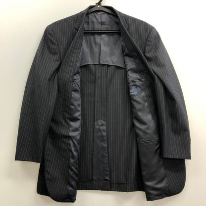 美品◆ブルックスブラザーズ 2B テーラードジャケット ネイビー ストライプ メンズ サイズ44REG Brooks Brothers 【AFF22】